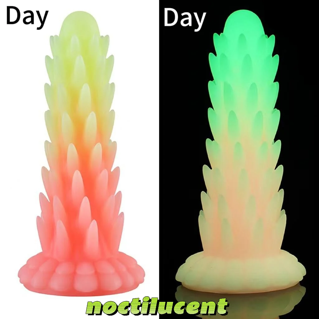 Free shipping丨Colorful Noctilucent Dildo with Strong Suction Cup, Adult Toy for Women - Image 2