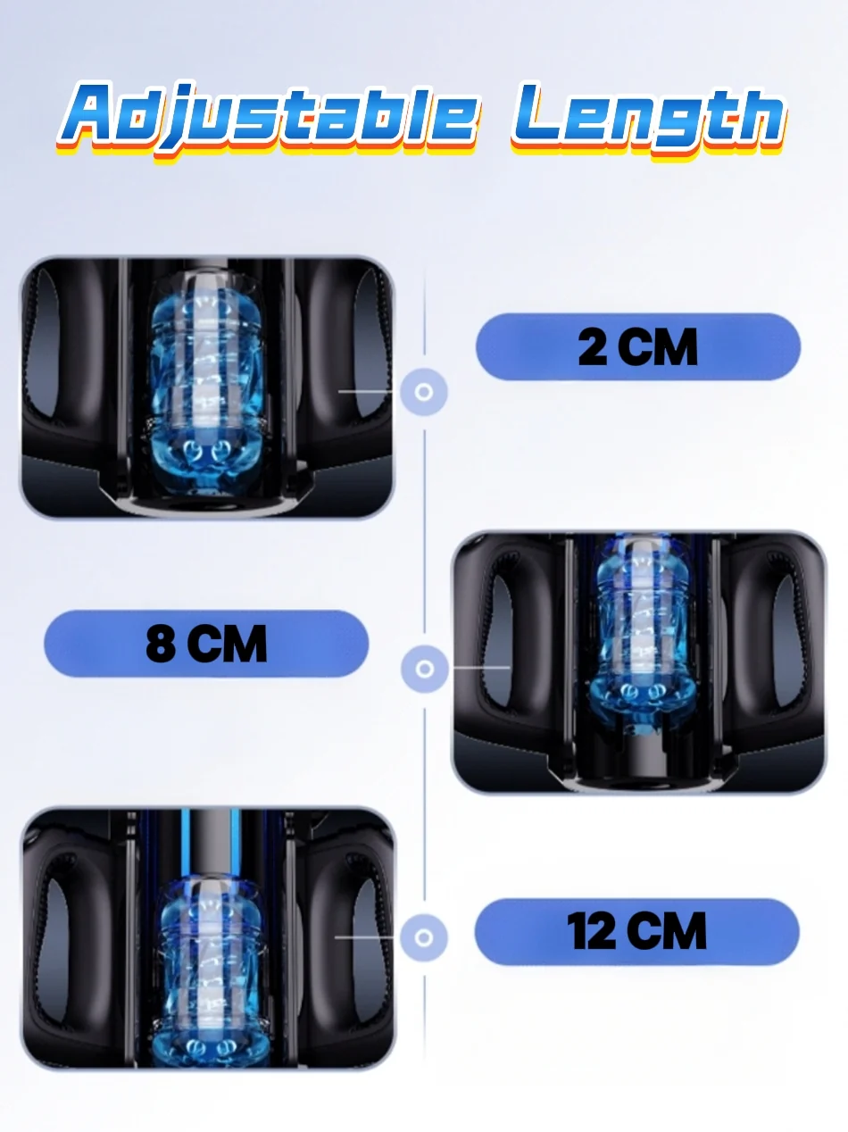 Free Shipping丨Electric Male Masturbator with 12 Thrusting Mold&Frequencies + Free Phone Stand for Movie Pairing + Headphone Jack Included - Image 2