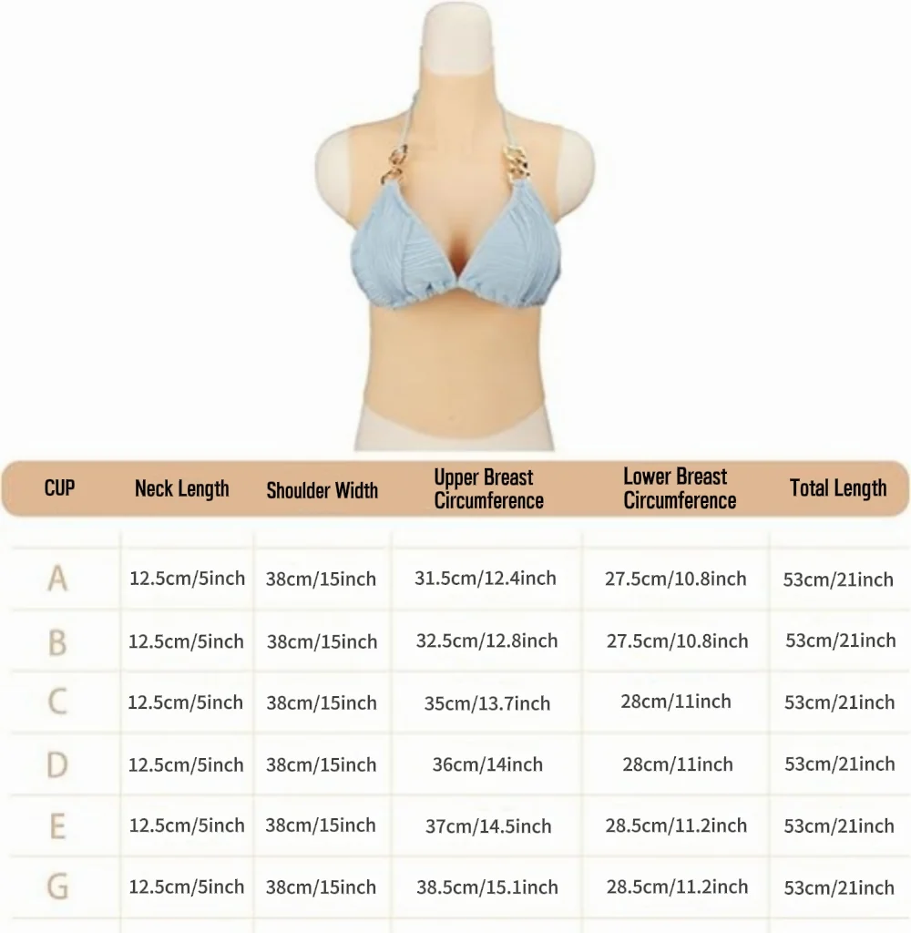 Free Shipping丨Breastplate, A-G Cup Breast Forms - Image 4