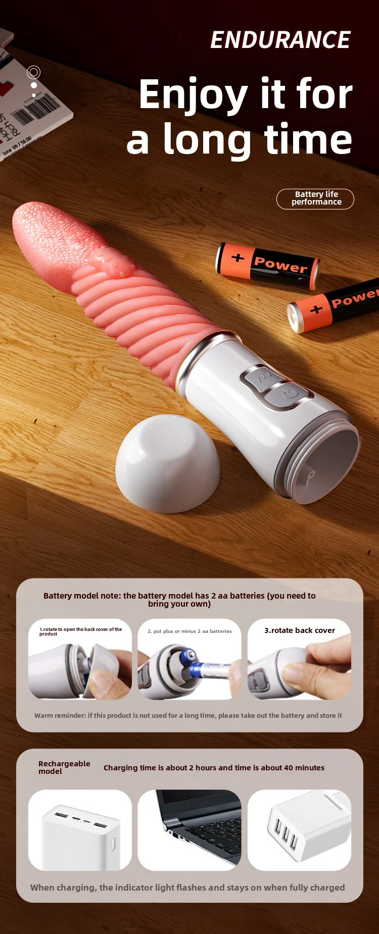 Strong shock tongue licking tongue adult sex products female vibrator - Image 4